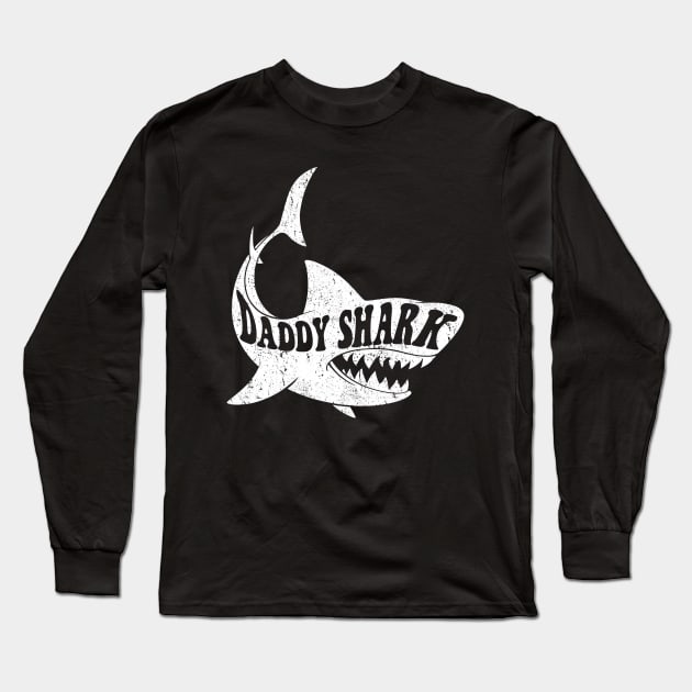 Daddy Shark Long Sleeve T-Shirt by iconicole